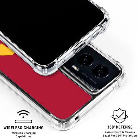 University of Southern California USC Red Logo Moto G Power 5G (2024) Clear Case