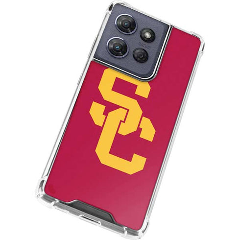 University of Southern California USC Red Logo Moto G Stylus 5G (2025) Clear Case