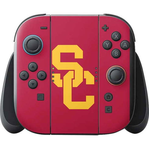 University of Southern California USC Red Logo Nintendo Switch 2 (2025) with Joy-Con Skin