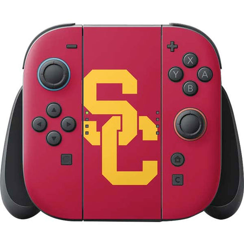 University of Southern California USC Red Logo Nintendo Skins