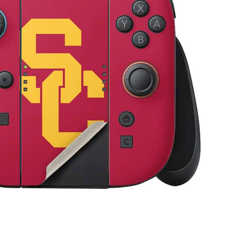 University of Southern California USC Red Logo Nintendo Switch 2 (2025) Joy-Con Controller Skin