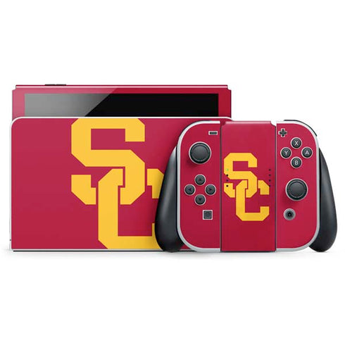 University of Southern California USC Red Logo Nintendo Skins