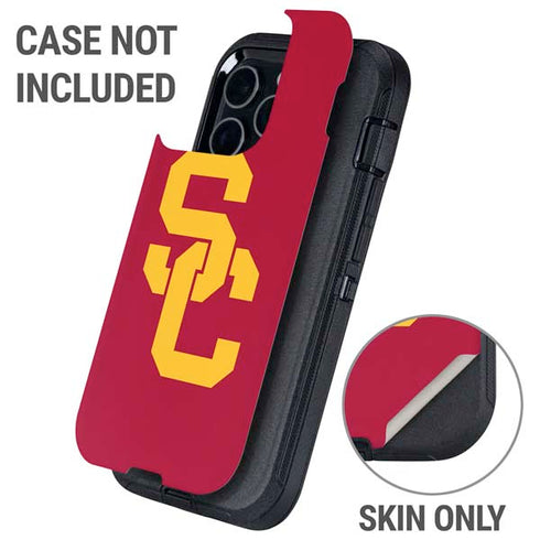 University of Southern California USC Red Logo Otterbox Defender iPhone Skin