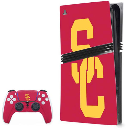 University of Southern California USC Red Logo PlayStation PS5 Skins