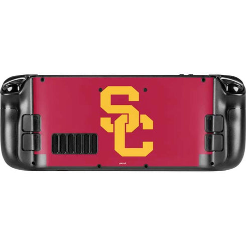 University of Southern California USC Red Logo Steam Deck Handheld Gaming Computer Skin