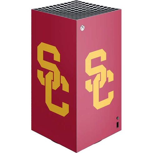 University of Southern California USC Red Logo XBox Series X Digital Edition Console Skin