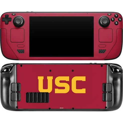 University of Southern California USC Steam Deck Handheld Gaming Computer OLED Skin