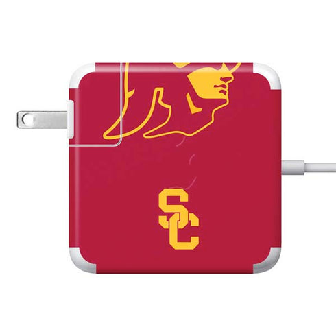 University of Southern California USC Trojan Large Mascot 85W Power Adapter (15 and 17 inch MacBook Pro Charger) Skin