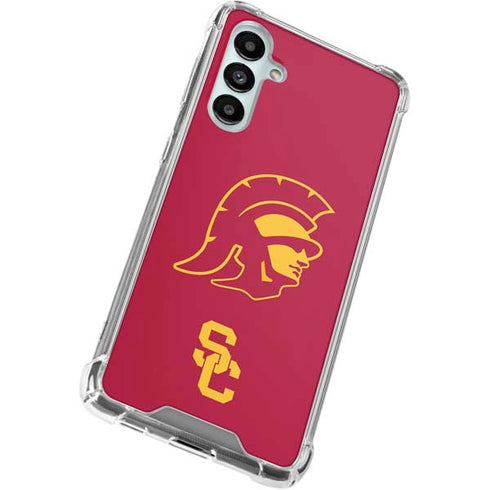 University of Southern California USC Trojan Large Mascot Galaxy A16 5G Clear Case