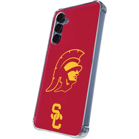 University of Southern California USC Trojan Large Mascot Galaxy A55 5G Clear Case