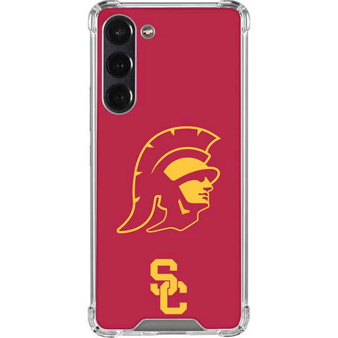 University of Southern California USC Trojan Large Mascot Galaxy S24 FE Clear Case