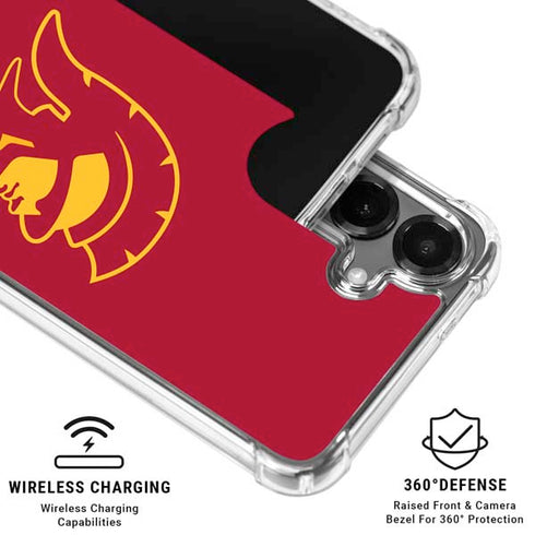 University of Southern California USC Trojan Large Mascot Galaxy S26 Plus Clear Case