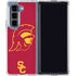 University of Southern California USC Trojan Large Mascot Galaxy Z Fold5 5G Clear Case