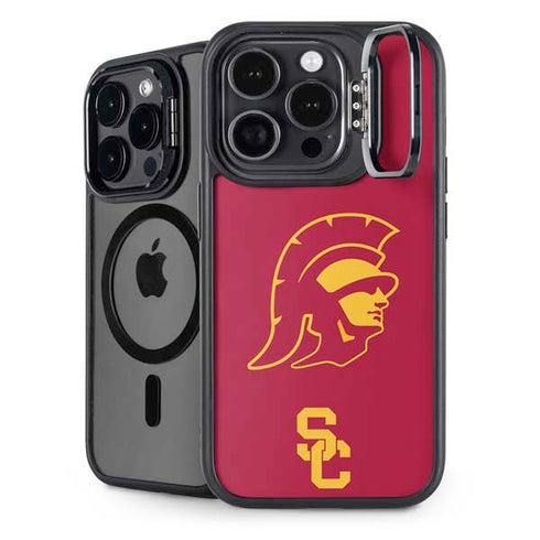 University of Southern California USC Trojan Large Mascot iPhone 14 Pro Max Kickstand Case