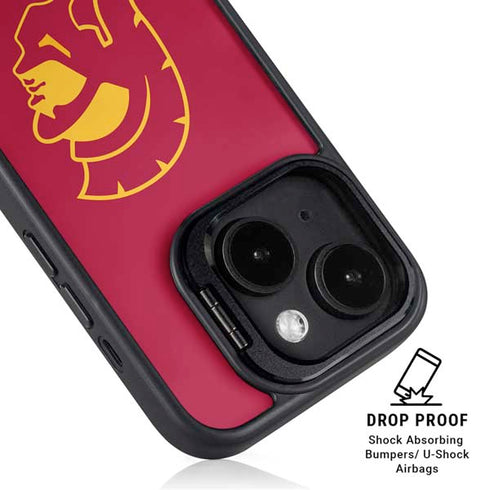 University of Southern California USC Trojan Large Mascot iPhone 15 Kickstand Case