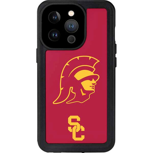 University of Southern California USC Trojan Large Mascot iPhone 15 Pro Waterproof Case