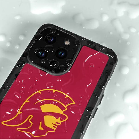 University of Southern California USC Trojan Large Mascot iPhone 15 Pro Waterproof Case