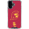 University of Southern California USC Trojan Large Mascot iPhone 16 Clear Case