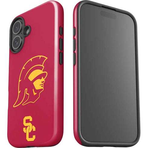 University of Southern California USC Trojan Large Mascot iPhone 16 Impact Case
