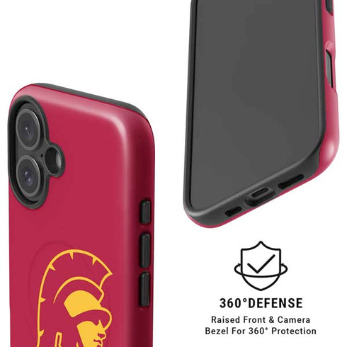 University of Southern California USC Trojan Large Mascot iPhone 16 Magsafe Impact Case