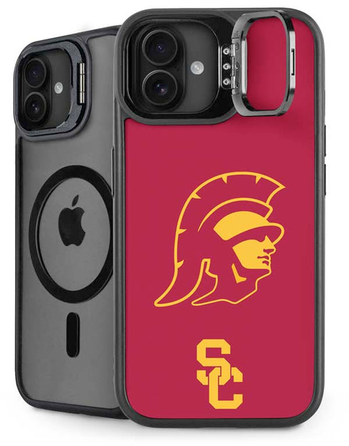 University of Southern California USC Trojan Large Mascot iPhone 16 Plus Kickstand Case