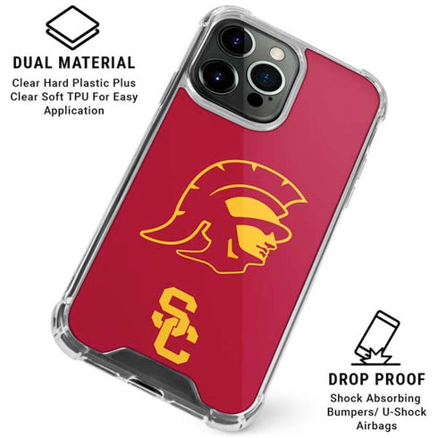 University of Southern California USC Trojan Large Mascot iPhone 16 Pro Clear Case