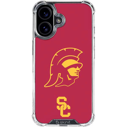 University of Southern California USC Trojan Large Mascot iPhone 17 Clear Case