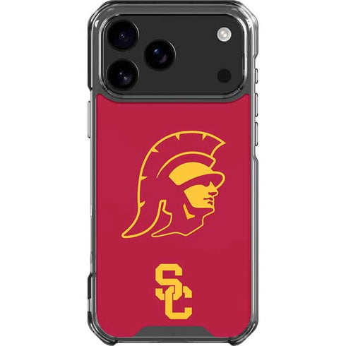 University of Southern California USC Trojan Large Mascot iPhone 18 Pro Max Clear Case