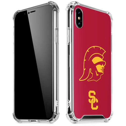 University of Southern California USC Trojan Large Mascot iPhone X/XS Clear Case