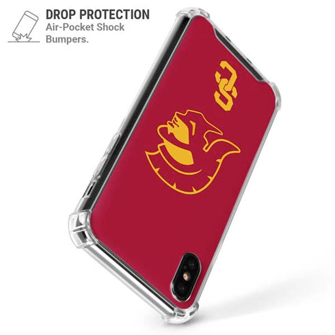 University of Southern California USC Trojan Large Mascot iPhone X/XS Clear Case
