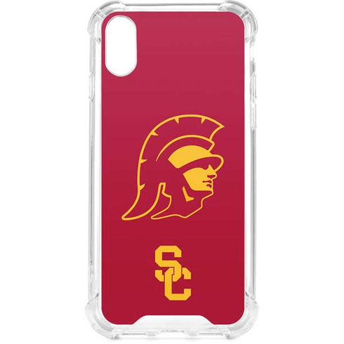 University of Southern California USC Trojan Large Mascot iPhone XS Clear Case