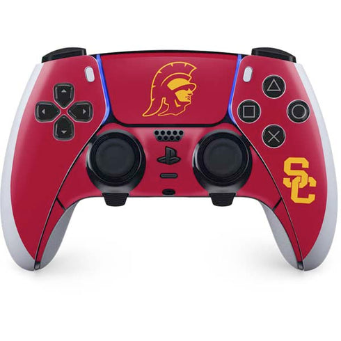 University of Southern California USC Trojan Large Mascot PS5 DualSense Edge Pro Controller Skin