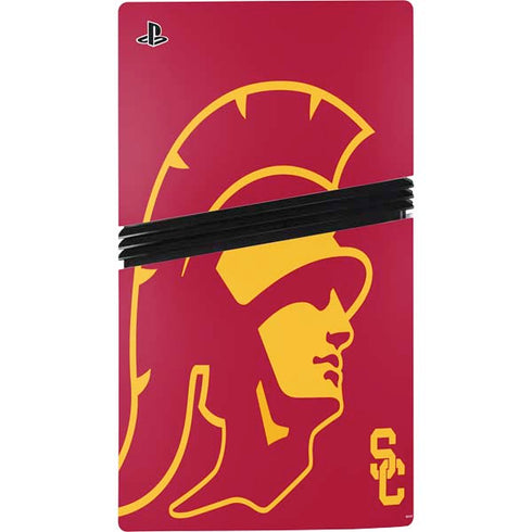 University of Southern California USC Trojan Large Mascot PS5 Pro Disk Bundle Skin