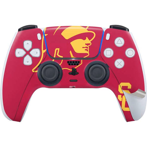 University of Southern California USC Trojan Large Mascot PS5 Pro Disk Bundle Skin