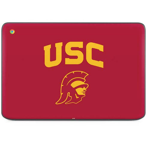University of Southern California USC Trojan Logo HP Chromebook Skin