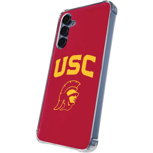 University of Southern California USC Trojan Logo Galaxy A55 5G Clear Case
