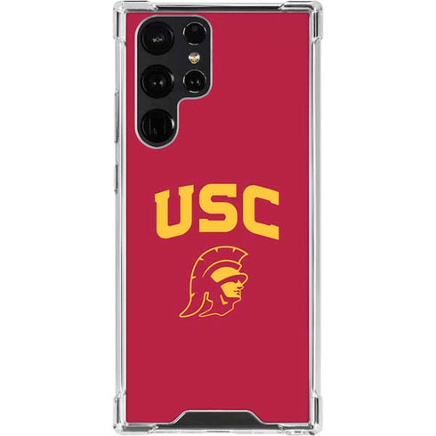 University of Southern California USC Trojan Logo Galaxy S23 Ultra Clear Case