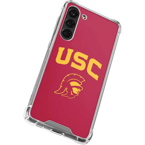 University of Southern California USC Trojan Logo Galaxy S24 FE Clear Case