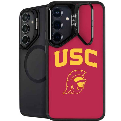 University of Southern California USC Trojan Logo Galaxy S25 Kickstand Case
