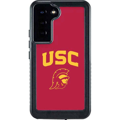 University of Southern California USC Trojan Logo Galaxy S24 Plus Waterproof Case