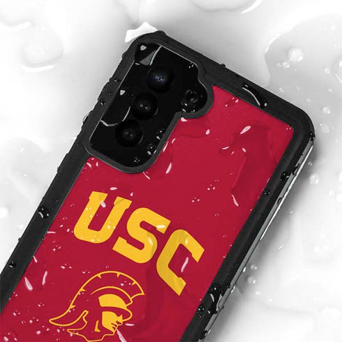 University of Southern California USC Trojan Logo Galaxy S24 Plus Waterproof Case