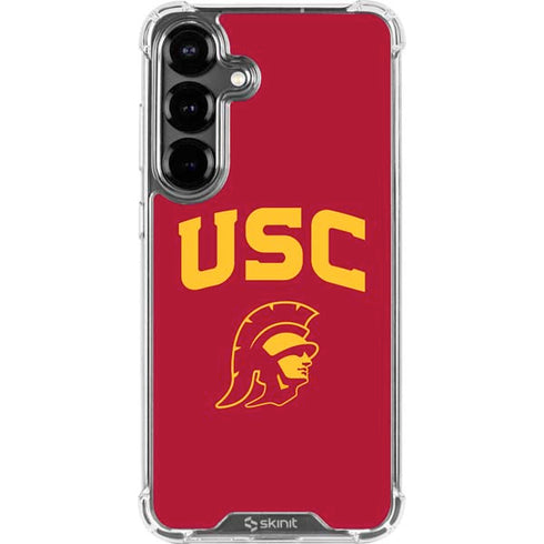 University of Southern California USC Trojan Logo Galaxy S26 Clear Case