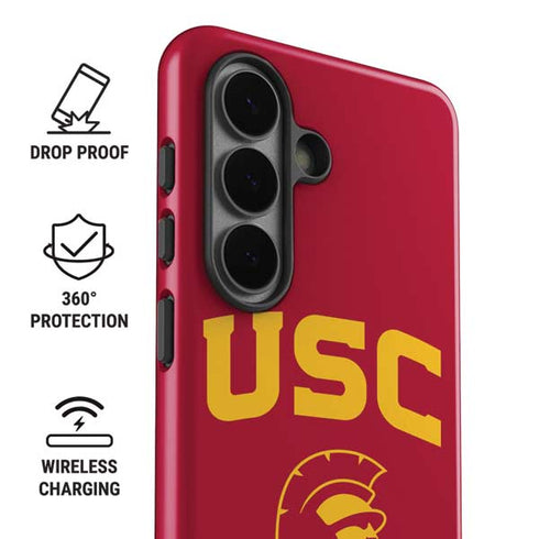 University of Southern California USC Trojan Logo Galaxy S26 Impact Case