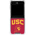 University of Southern California USC Trojan Logo Galaxy Z Flip6 Clear Case