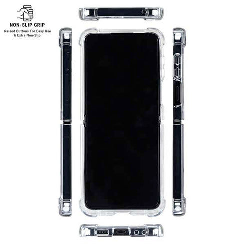University of Southern California USC Trojan Logo Galaxy Z Flip6 Clear Case