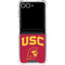 University of Southern California USC Trojan Logo Galaxy Z Flip7 Clear Case