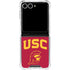University of Southern California USC Trojan Logo Galaxy Z Flip7 Clear Case