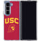 University of Southern California USC Trojan Logo Galaxy Z Fold5 5G Clear Case