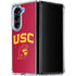 University of Southern California USC Trojan Logo Galaxy Z Fold5 5G Clear Case
