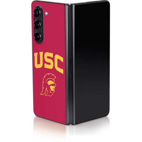 University of Southern California USC Trojan Logo Galaxy Z Fold5 5G Skin